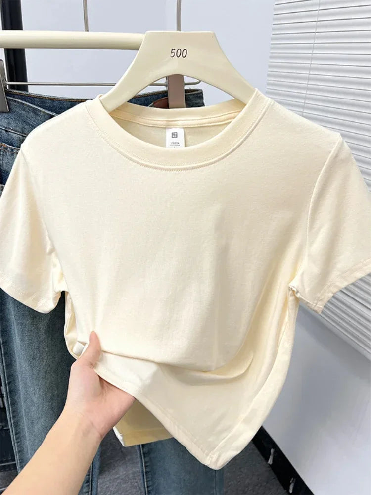 Women’s Casual Short Sleeve T-Shirt – Soft Everyday Basic Top
