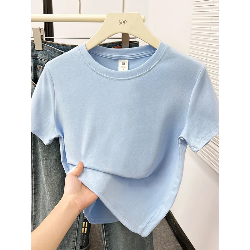 Women’s Casual Short Sleeve T-Shirt – Soft Everyday Basic Top