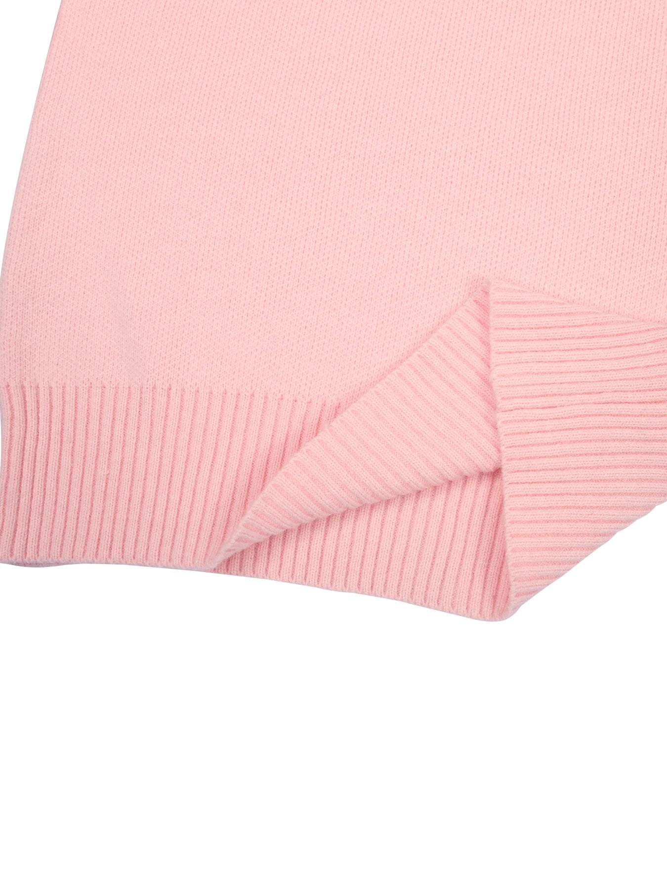 Women’s Oversized Pink Mock Neck Knit Sweater – Cozy Soft Pullover