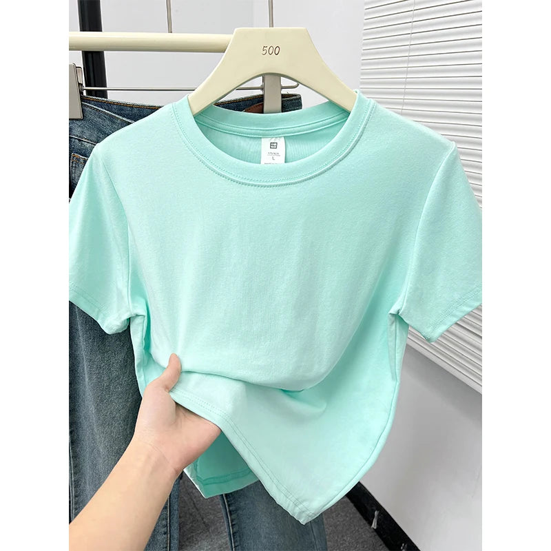 Women’s Casual Short Sleeve T-Shirt – Soft Everyday Basic Top
