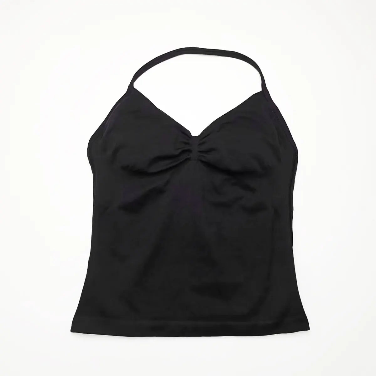 Women’s Longline Strappy Yoga Top – Sports Tank Vest for Workout & Fitness