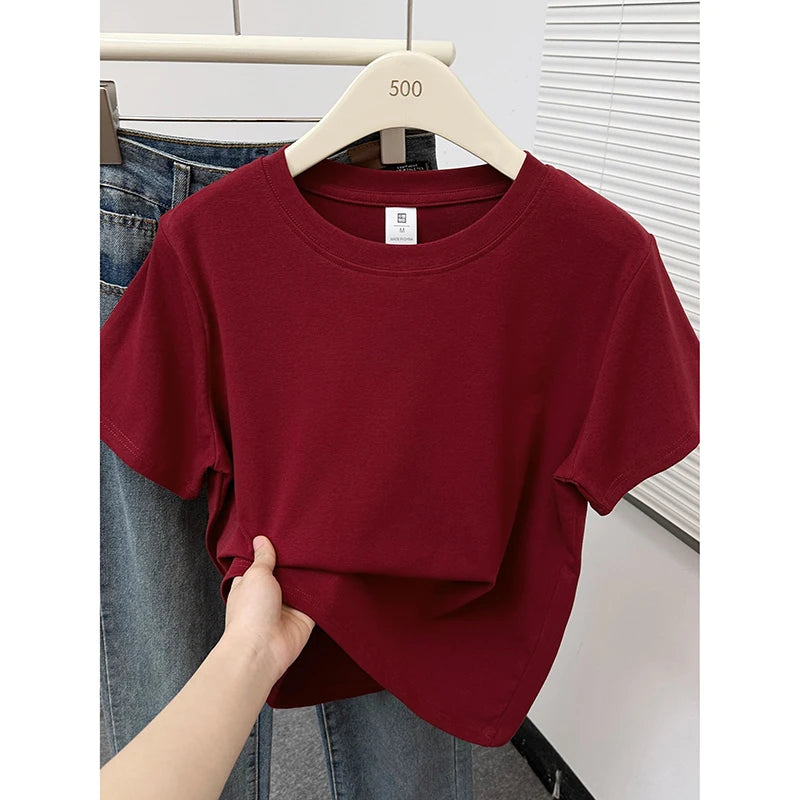 Women’s Casual Short Sleeve T-Shirt – Soft Everyday Basic Top