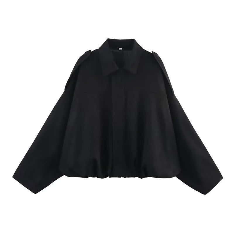 Women’s Fashion Bomber Jacket – Casual Lightweight Zip-Up Coat