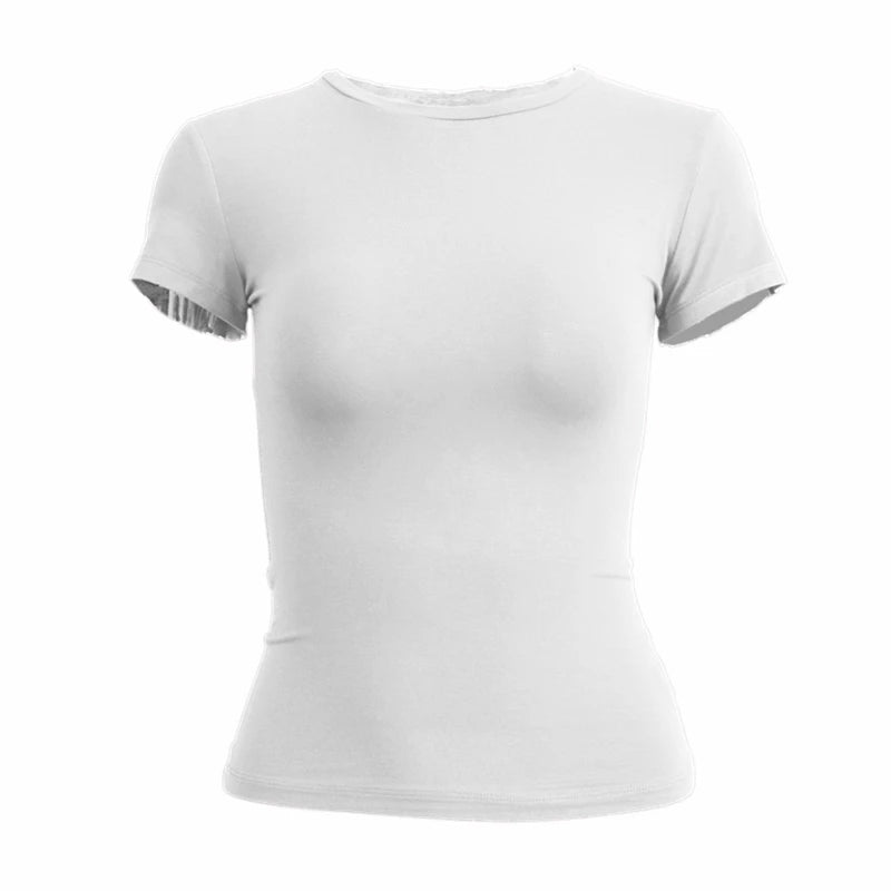 Women’s Slim Fit Short Sleeve T-Shirt – Casual Fitted Top