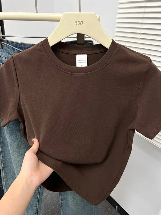 Women’s Casual Short Sleeve T-Shirt – Soft Everyday Basic Top