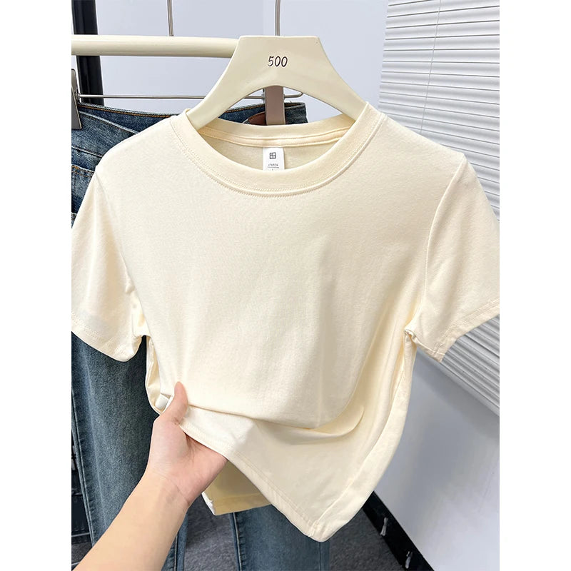 Women’s Casual Short Sleeve T-Shirt – Soft Everyday Basic Top