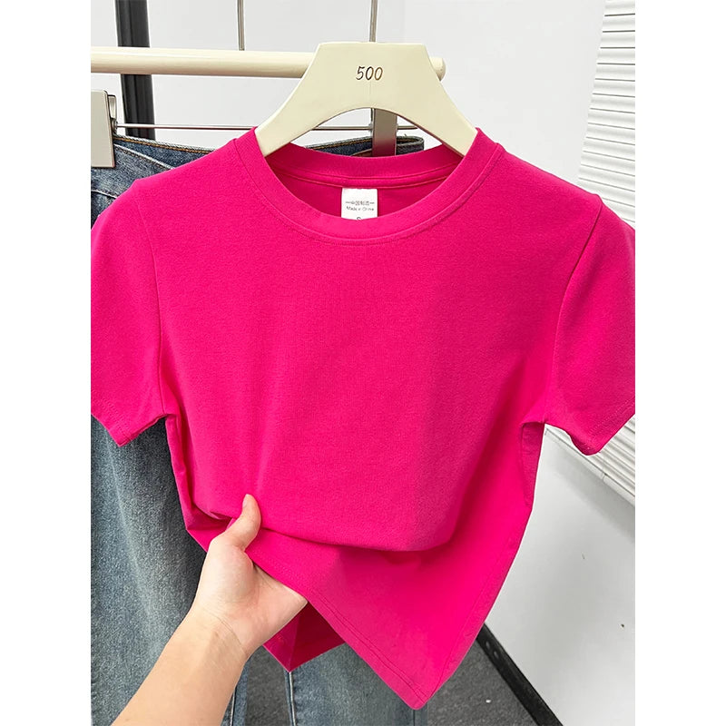 Women’s Casual Short Sleeve T-Shirt – Soft Everyday Basic Top