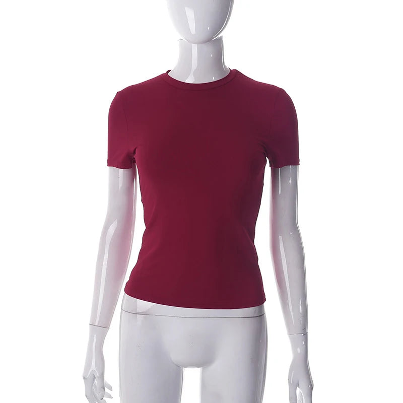 Women’s Short Sleeve T-Shirt – Casual Spring Lightweight Top