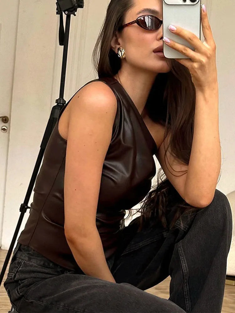Women’s Slim Fit Sleeveless Vest Jacket – Lightweight Solid Color Outerwear