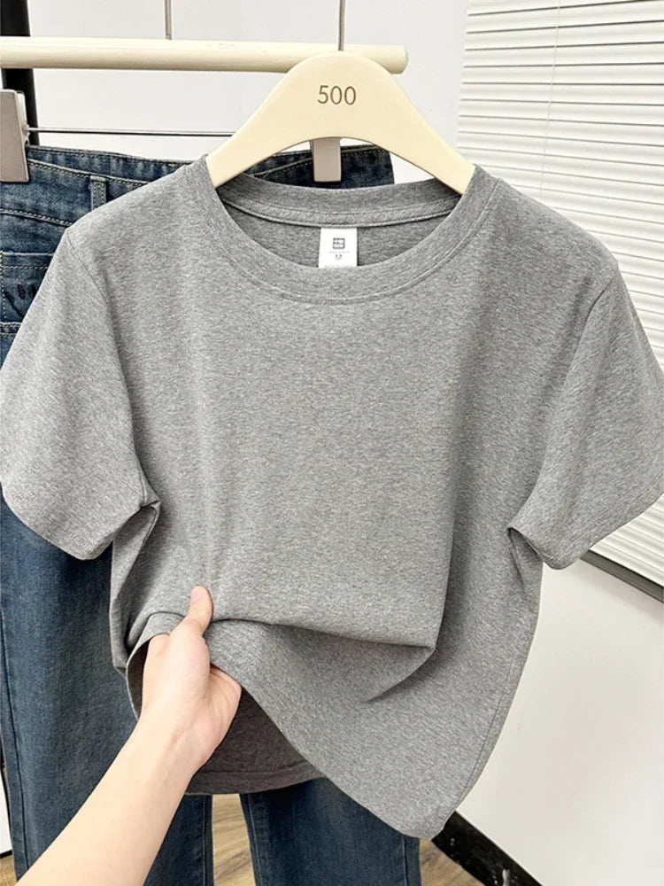 Women’s Casual Short Sleeve T-Shirt – Soft Everyday Basic Top
