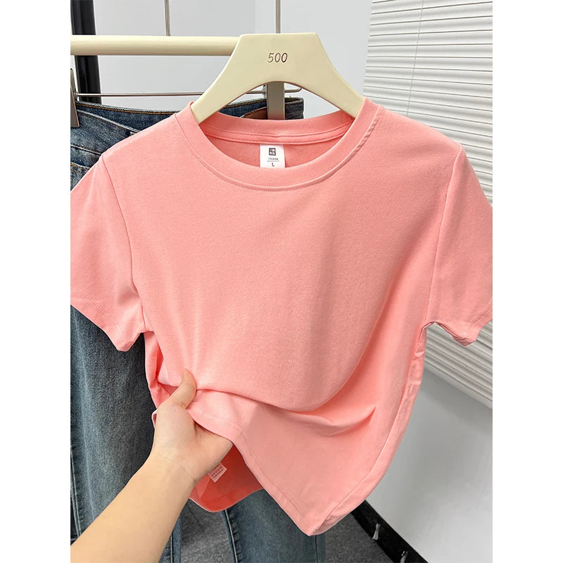 Women’s Casual Short Sleeve T-Shirt – Soft Everyday Basic Top