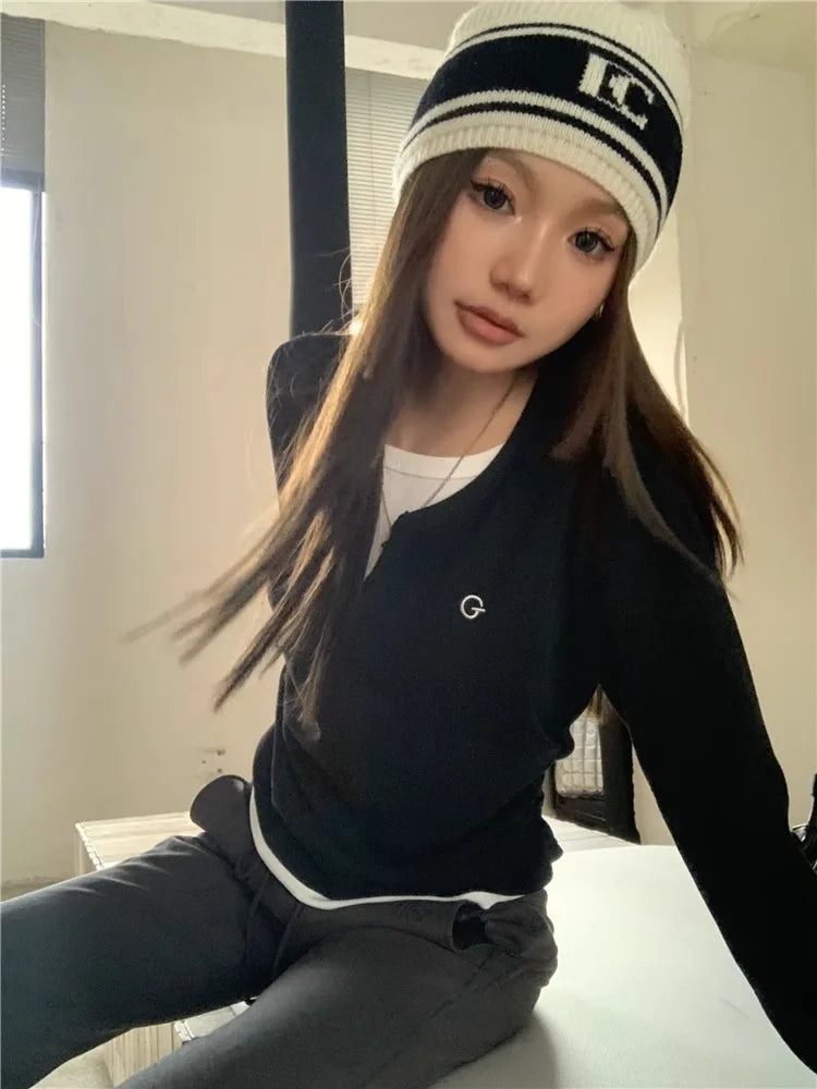Women’s Long Sleeve Layered T-Shirt – Fake Two Piece Casual Top